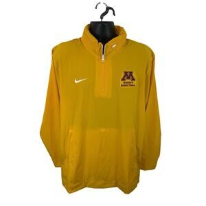 Nike Minnesota Gophers Women’s Basketball Lightweight Warm Up Jacket Gold Large